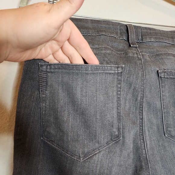 NWT Paige Verdugo skinny ankle grey stretch jeans.  Women's size 31 or 12 - Picture 11 of 14